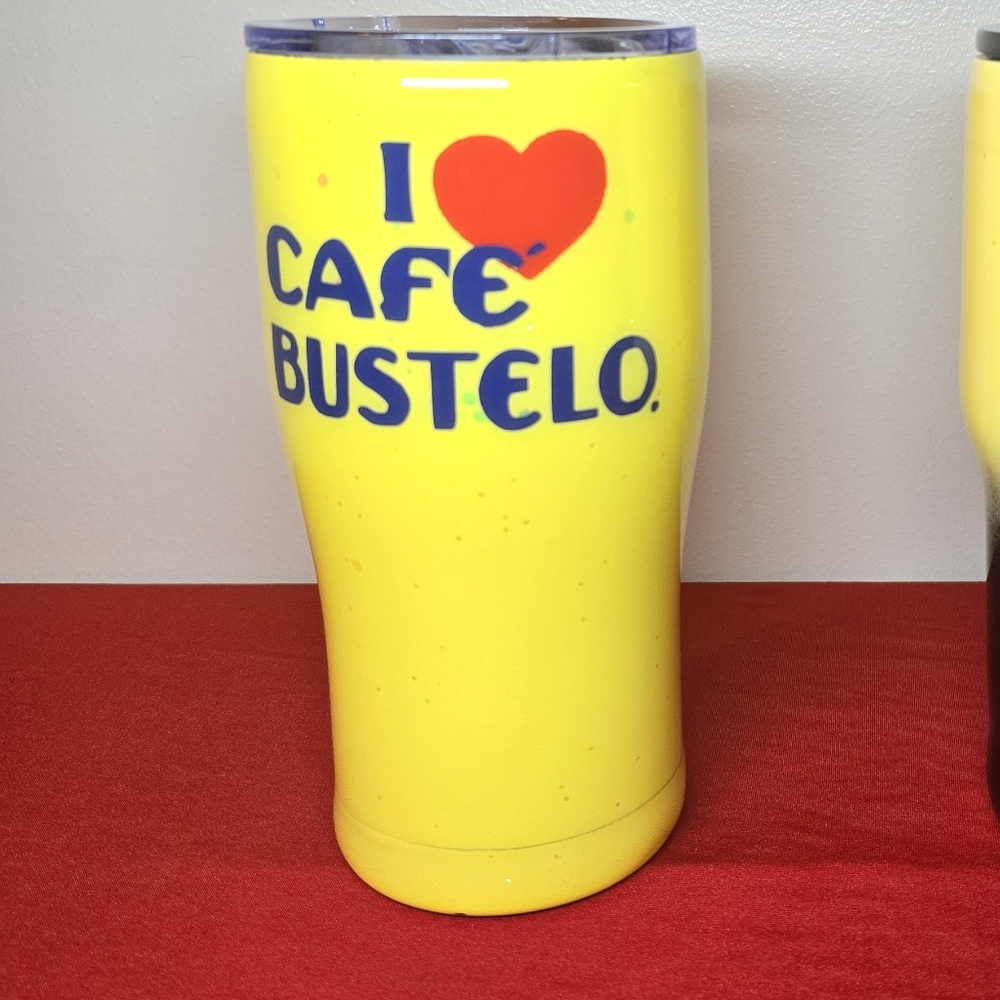 Yellow Cafe Bustelo Tumbler